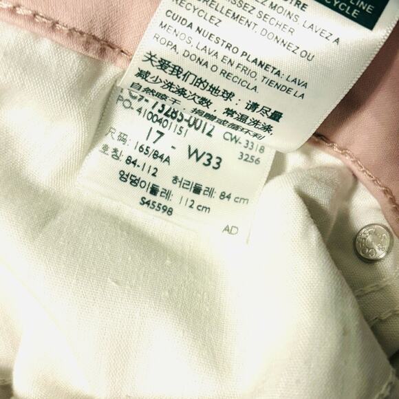 Denizen Levis High Rise Light Pink Ankle Jeans Size 17 (Juniors) - Picture 3 of 6